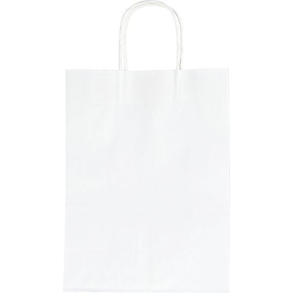 folia Papier-Tragetasche, 240 x 120 x 310 mm, weiß