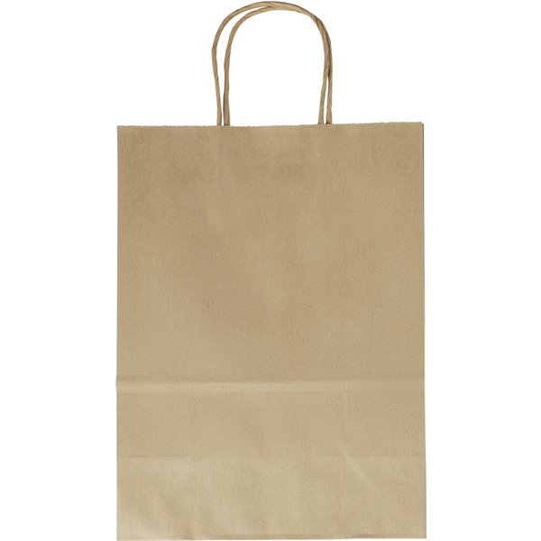 folia Papier-Tragetasche, 240 x 120 x 310 mm, natur