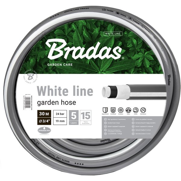 Bradas Gartenschlauch WHITE LINE, 3/4, , silber/weiß, 20 m