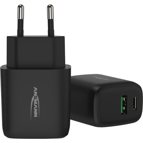 ANSMANN USB-Steckdosenadapter Home Charger HC218PD, 2x USB