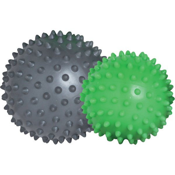 SCHILDKRÖT Noppenball-/Massageball-Set, grau / grün