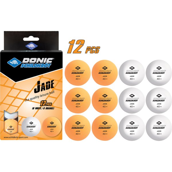 DONIC SCHILDKRÖT Tischtennisball , Jade, , 12er Box, sortiert