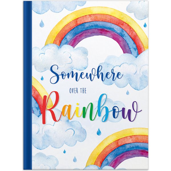 RNK Verlag Notizbuch , Over the Rainbow, , DIN A4, blanko