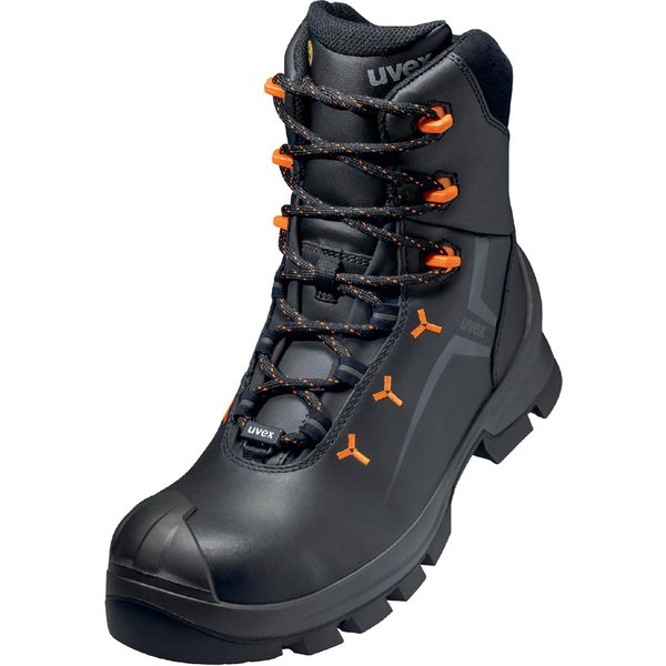 uvex 2 VIBRAM Winterschnürstiefel S3, schwarz/orange, Gr. 40