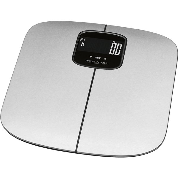 PROFI CARE Digitale Personenwaage PC-PW 3006 FA, Edelstahl