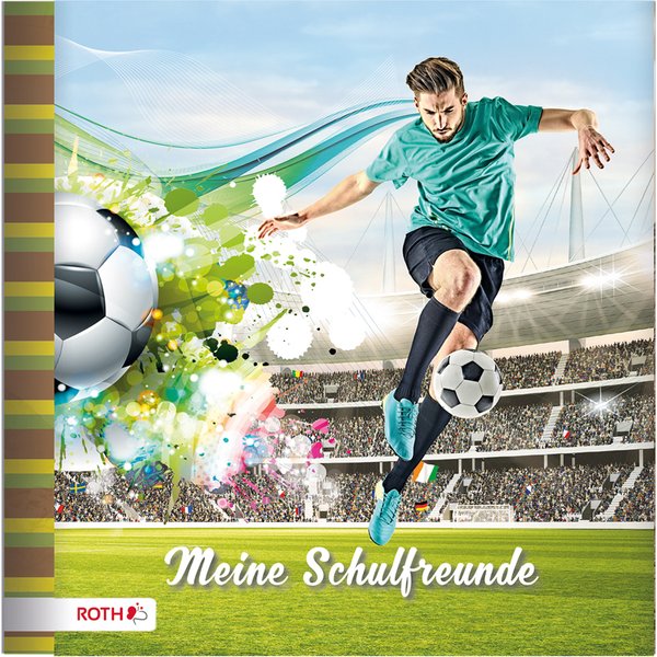 ROTH Freundebuch , Fußballstar, , 165 x 165 mm, 64 Seiten