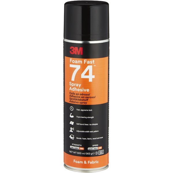 3M Sprühkleber FoamFast 74, orange, 500 ml