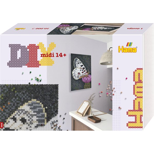 Hama Bügelperlen midi Art , Schmetterling, , Geschenkpackung