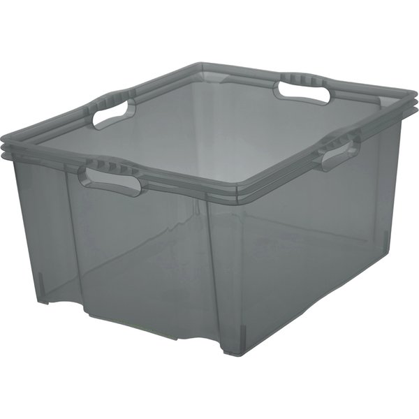 keeeper Aufbewahrungsbox , franz, , 44 Liter, crystal-grey