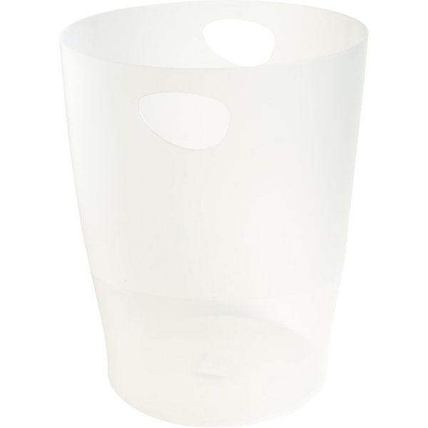 EXACOMPTA Papierkorb ECOBIN, 15 Liter, frostweiß