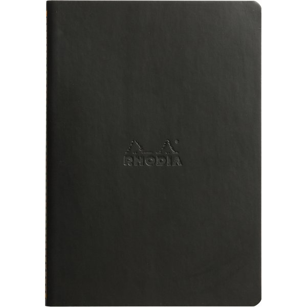 RHODIA Notizheft RHODIARAMA, DIN A5, liniert, schwarz