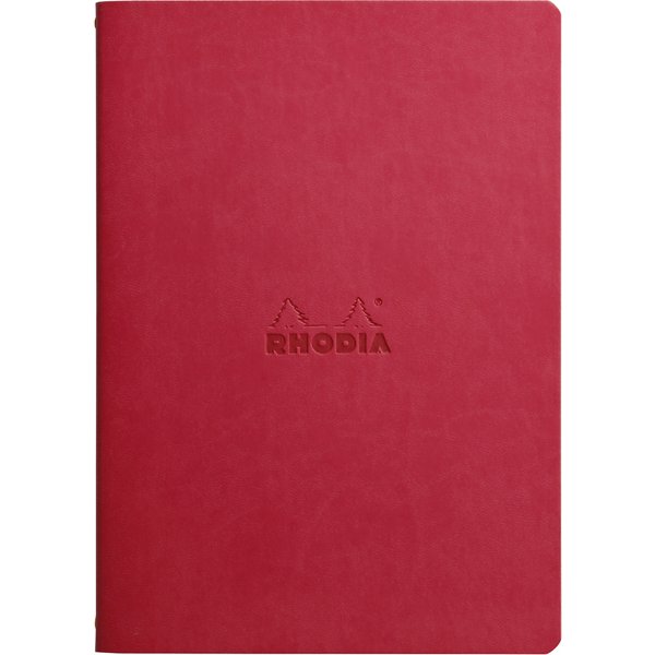 RHODIA Notizheft RHODIARAMA, DIN A5, liniert, mohnrot