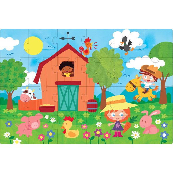 APLI kids Lernpuzzle , The Farm, , 24 Teile