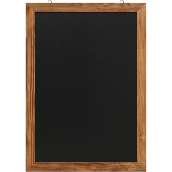 EUROPEL Kreidetafel mit Holzrahmen, 500 x 1.000 mm, schwarz