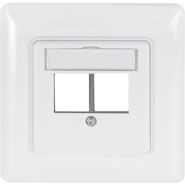 LogiLink Unterputzdose FüR Keystone-Module, 2-Fach, Signal--image
