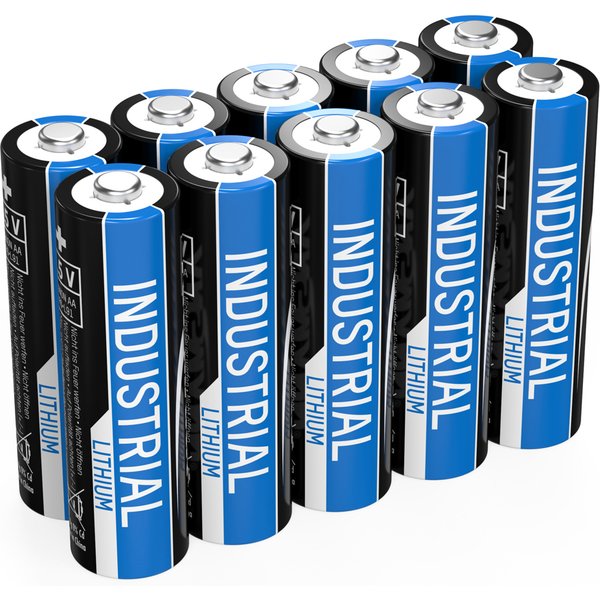 ANSMANN Lithium Batterie , Industrial, Mignon AA, 10er Pack