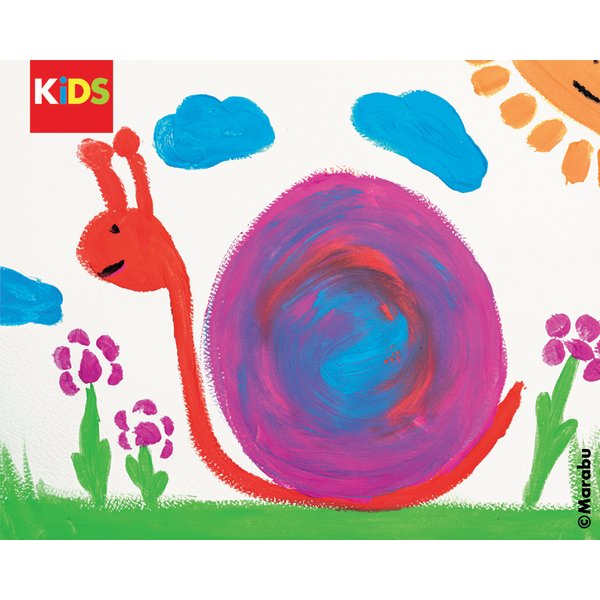 Marabu KiDS Bastelfarbe Little Artist, 500 ml, blau