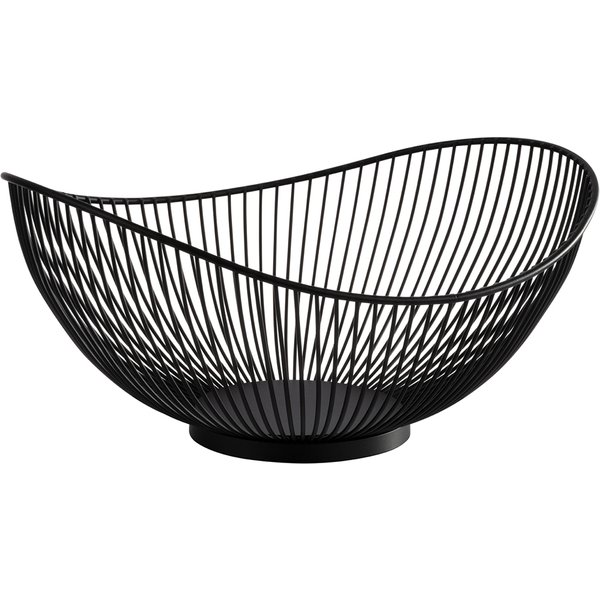aps Brot- Und Obstkorb Svart, Oval, 295 X 255 Mm, Schwarz-image