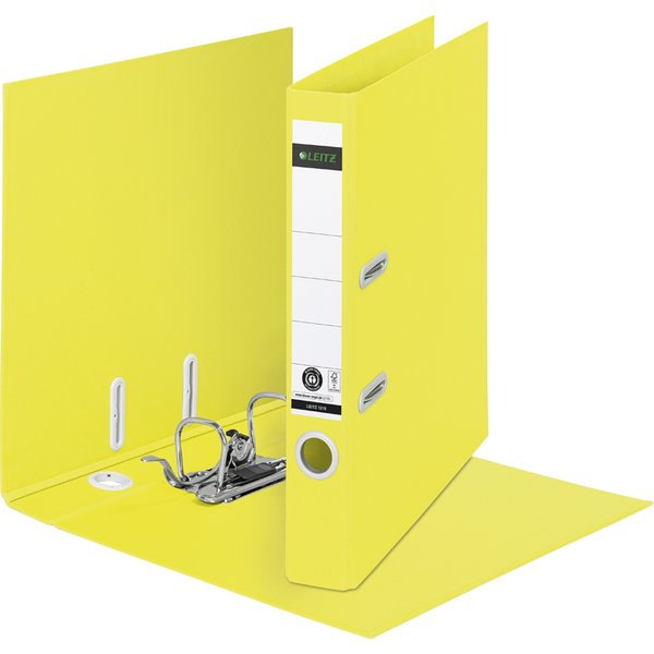 LEITZ Ordner Recycle, 180 Grad, 50 mm, gelb