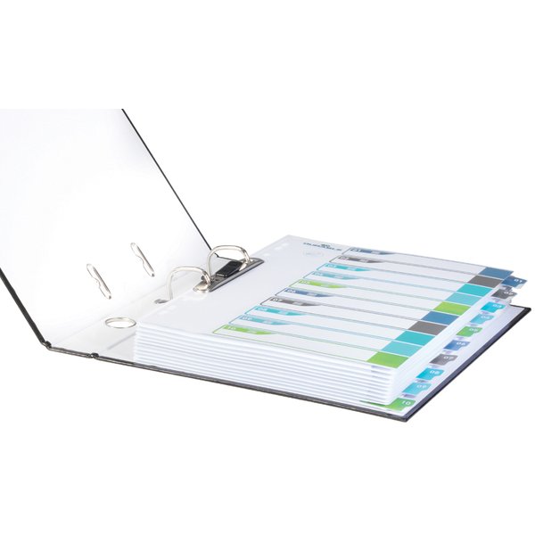 DURABLE Kunststoff-Register, Zahlen, A4+, 10-teilig, 1 - 10