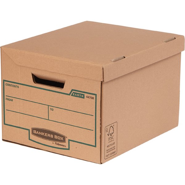 Fellowes BANKERS BOX EARTH Archiv-Klappdeckelbox Kubus