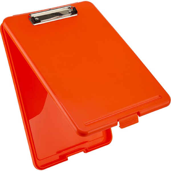 Läufer Klemmbrett Safety, mit Aufbewahrungsfach, orange