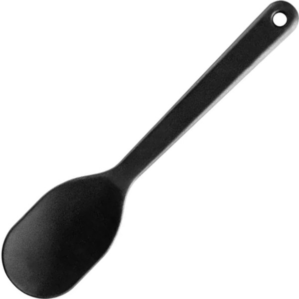 Gastro Max Silikonlöffel, (B)60 mm, schwarz
