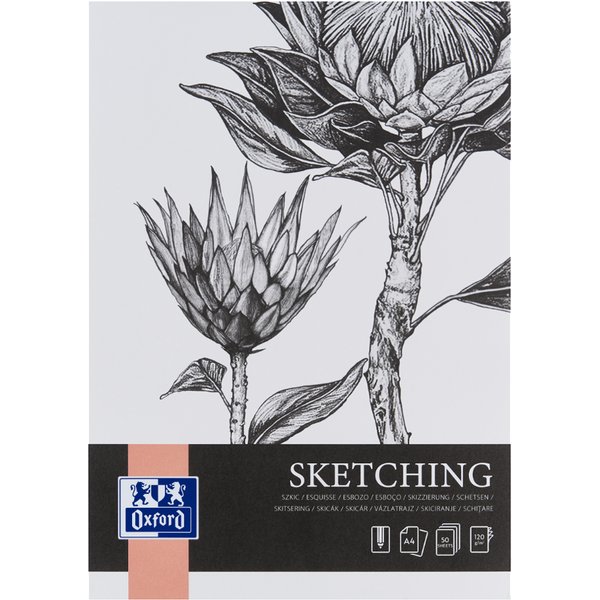 Oxford Art Skizzenblock , Sketching, , DIN A3, 120 g/qm