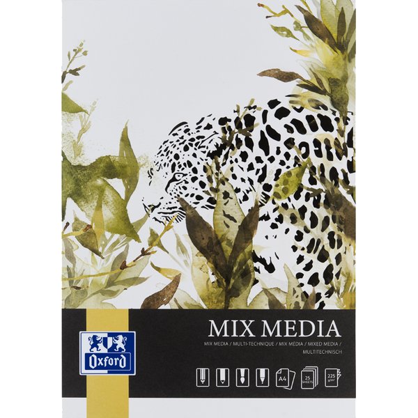 Oxford Art Mixed Media Block , Mix Media, , DIN A3, 225 g/qm