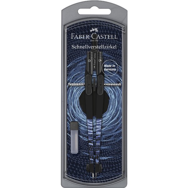 FABER-CASTELL Schnellverstellzirkel TREND SHINY TWIST