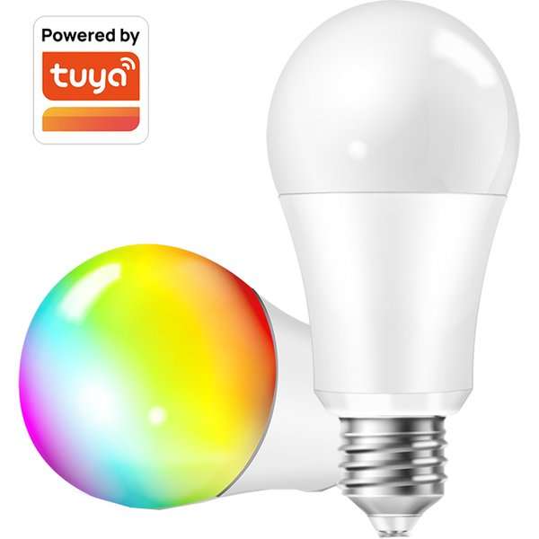 LogiLink Wi-Fi Smart LED-Lampe, Tuya kompatibel, E27, weiß