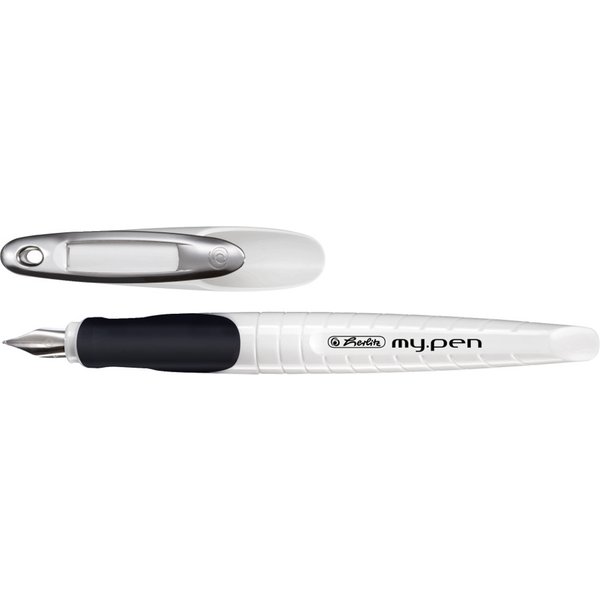 herlitz Füllhalter my.pen, Federbreite: L, pink/weiß