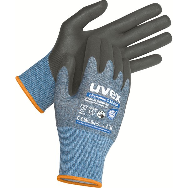 uvex Schnittschutz-Handschuh uvex phynomic C XG ESD, Gr. 6