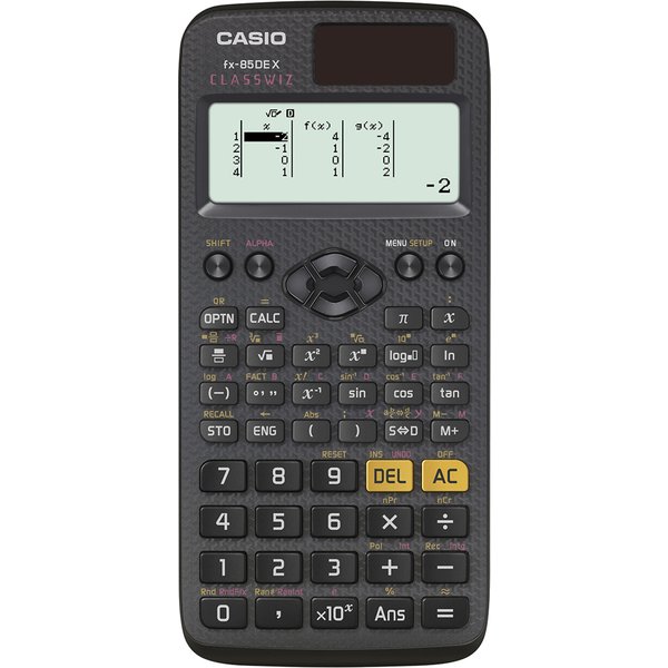 Casio Schulrechner FX-85DE X, Solar-/ Batteriebetrieb-image