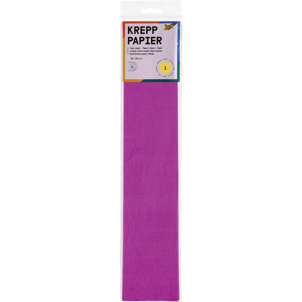 folia Krepppapier-Lagen, (B)500 mm x (L)2,5 m, primel