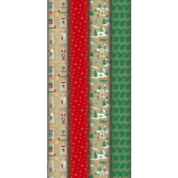 Clairefontaine Weihnachts-Geschenkpapier , Esprit de Noel,
