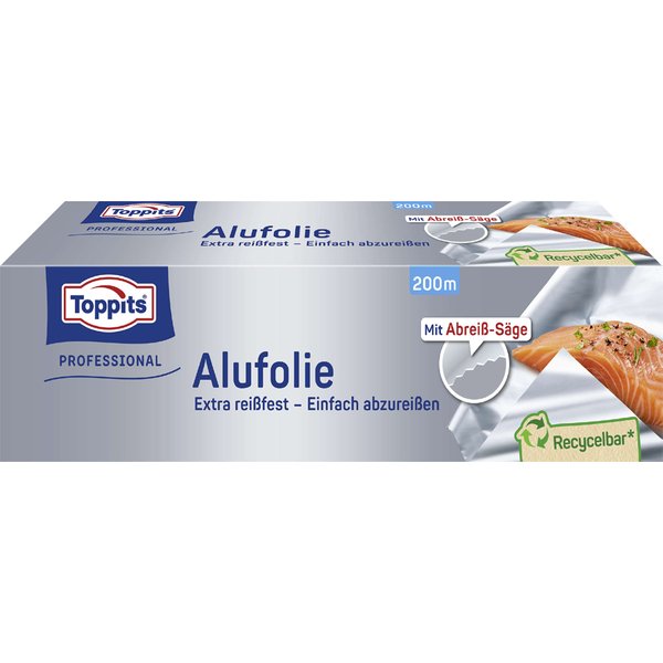TOPPITS Alufolie Professional, Breite: 295 mm, Länge: 200 m