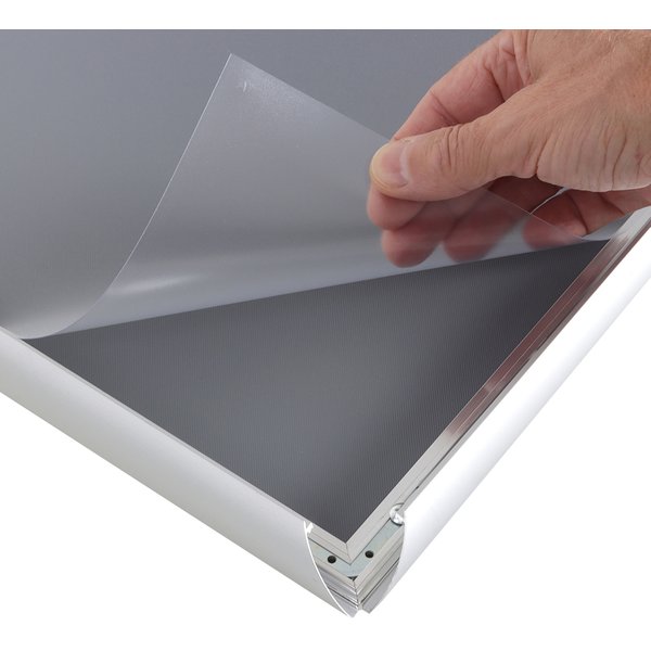 EUROPEL Plakatrahmen Economy, DIN A5, 25 mm, silber eloxiert