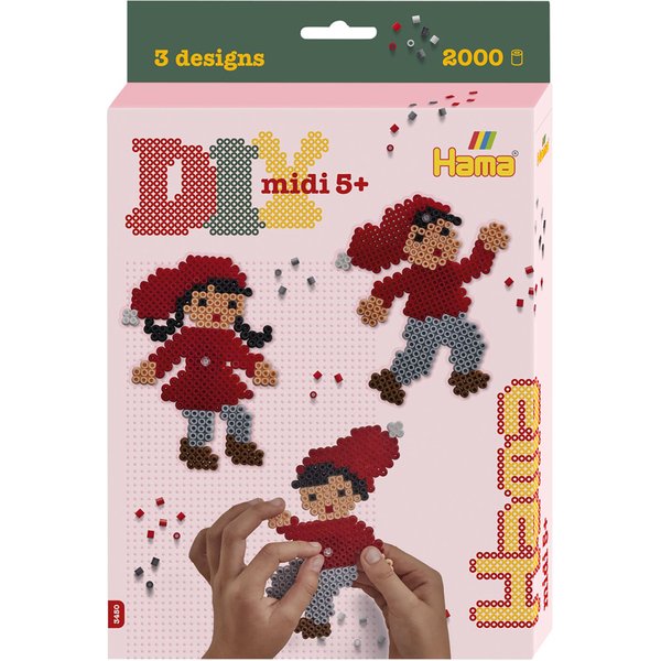 hama bügelperlen Midi , Weihnachtswichtel, , Geschenkpackung-image
