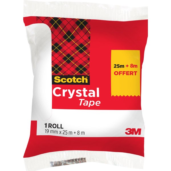 Scotch Klebefilm Crystal, Transparent, Vorteilspack-image