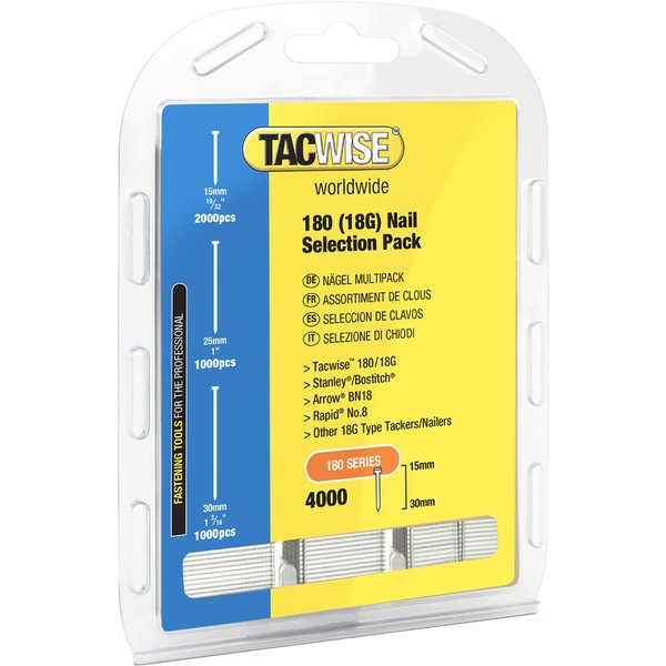 TACWISE Stiftnägel 18G/40 mm verzinkt, 5.000 Stück