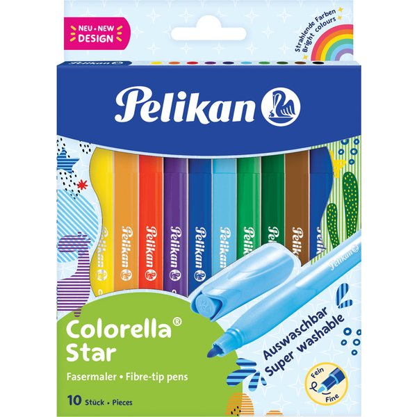 Pelikan Fasermaler colorella star, 50er Kartonetui