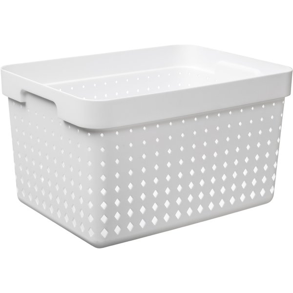 NHG Aufbewahrungskorb SEOUL BASKET L, PP, weiß