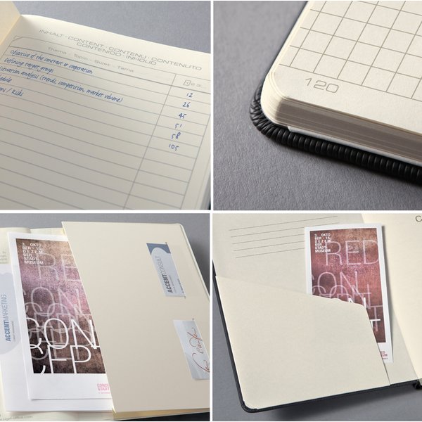 Sigel Notizbuch Conceptum, DIN A5, Liniert, Blau-image