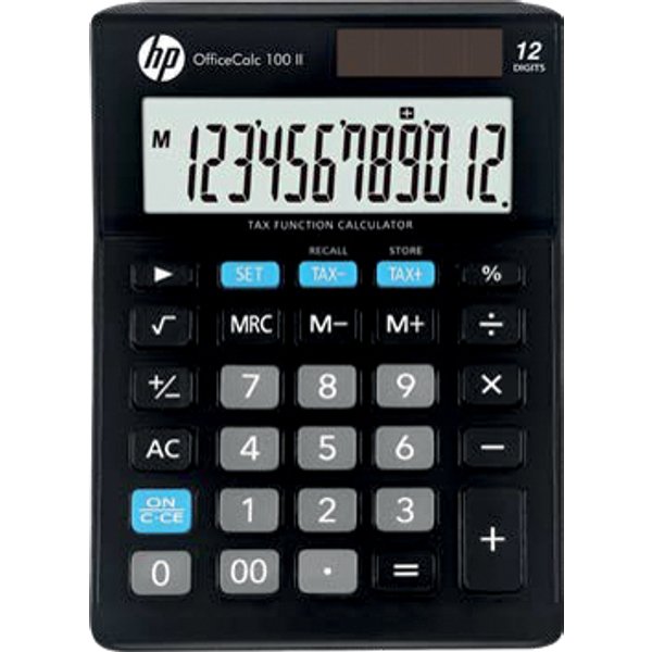 hp Tischrechner , OfficeCalc 100 II, , Farbe: schwarz