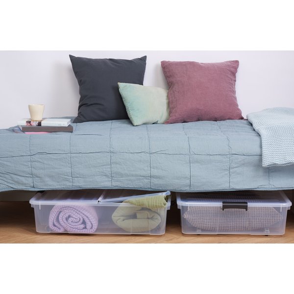 plast team Aufbewahrungsbox HOME BOX BEDROLLER XL, 49 Liter