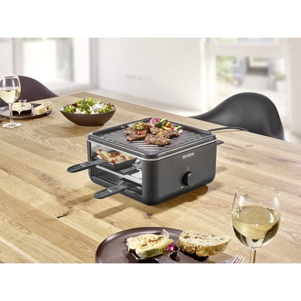 Severin Mini-Raclette-Grill RG 2360, Mit Grillplatte-image