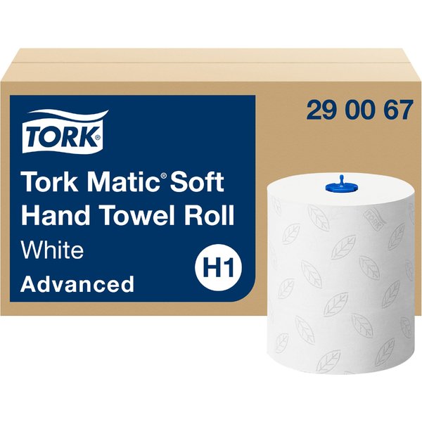 TORK Matic Handtuchrolle, 2-lagig, weiß/grau, 150 m