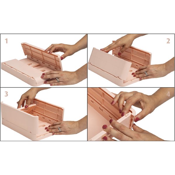 EXACOMPTA Aufbewahrungsbox Smart Case Maxi, altrosa