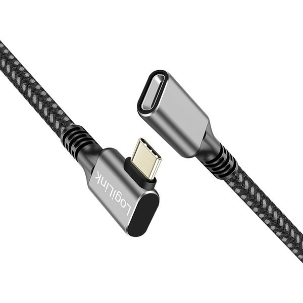 LogiLink USB 3.2 Gen2 Verlängerungskabel, Alu-Gehäuse, 1,0 m